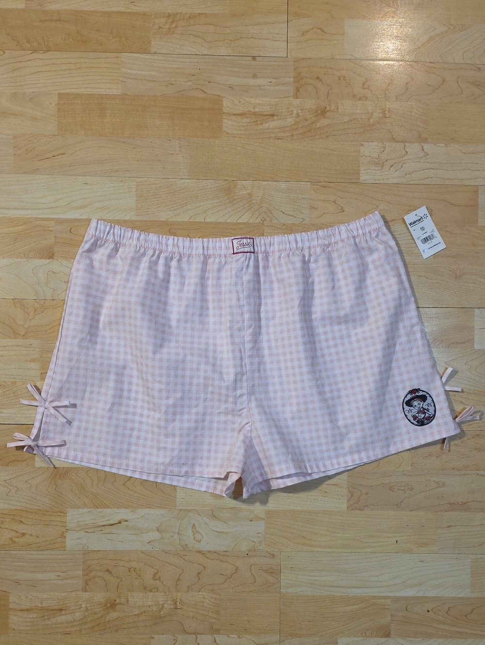 Toy Story Jessie Women's Gingham Checkered Lounge PJ's Shorts Size XXL (20) New